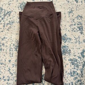 Aerie Brown Flare Leggings XS